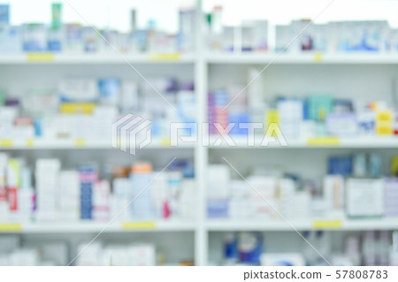 Medicine shelves in pharmacy - Stock Image - C039/0260 - Science Photo  Library