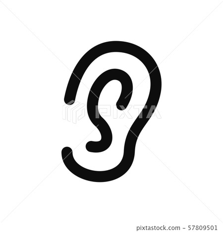 Ear earlobe hearing hearing hear listen 57809501