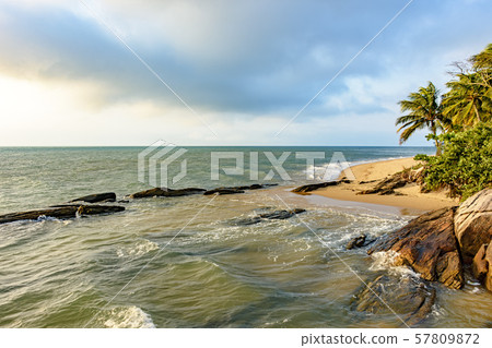 Ilhabela Island paradisiac beach 57809872
