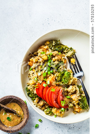 Vegan stew with chickpeas, sweet potato Vegan stew with chickpeas, sweet potato 57810293