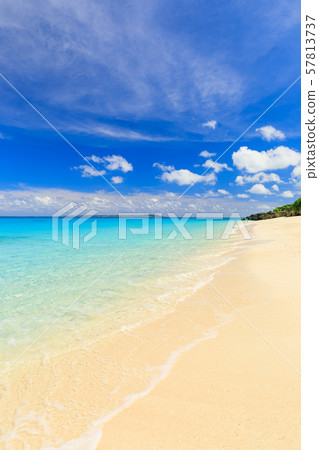 Kuramajima, Miyakojima city_Superb view of Nagama beach Kuramajima, Miyakojima city_Superb view of Nagama beach 57813737