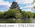 廣島城天氣晴朗 57813760