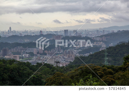 view of Taipei nature city and taipei 101 in 57814845