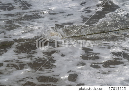Russia, Crimea, a storm on the Black Sea in 57815225