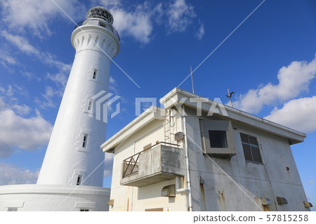 Shiriyazaki Lighthouse and clear sky 57815258