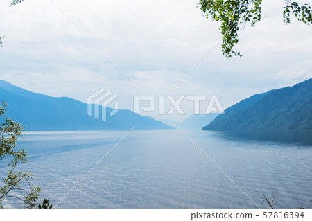 Teletskoye lake in Altai mountains Teletskoye lake in Altai mountains 57816394