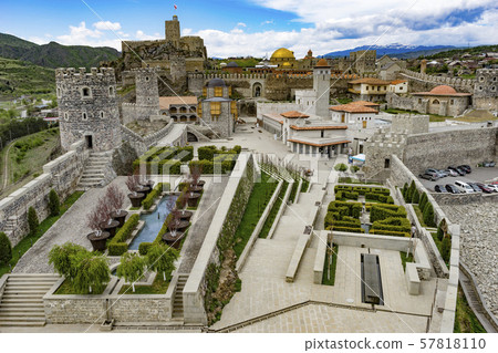 Panoramic View of the Reconstructed Medieval Town - Castle, Georgia Panoramic View of the Reconstructed Medieval Town - Castle, Georgia 57818110