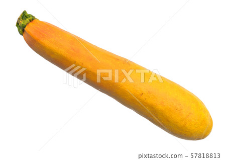 Golden zucchini close-up 3d rendering 57818813
