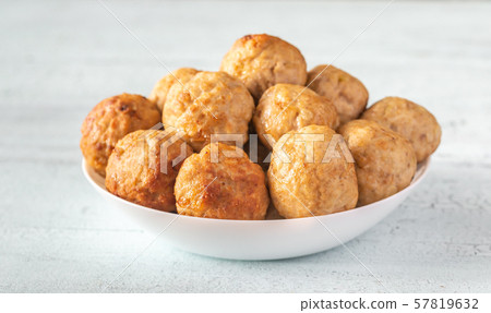 Bowl of meatballs Bowl of meatballs 57819632
