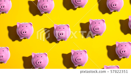 Piggy bank pattern 57822351