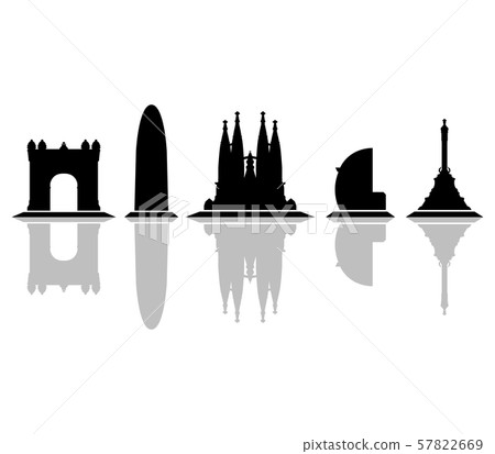 Barcelona skyline 57822669