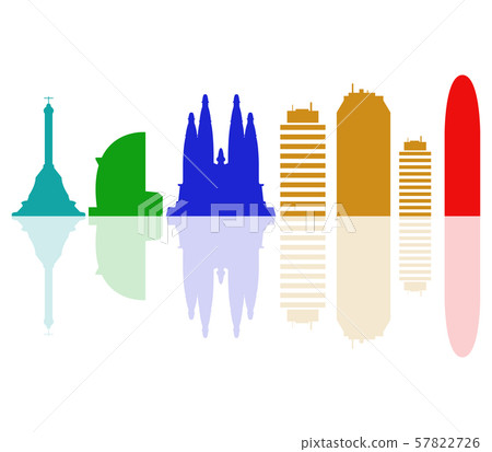 Barcelona skyline 57822726