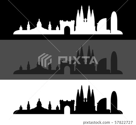 Barcelona skyline 57822727