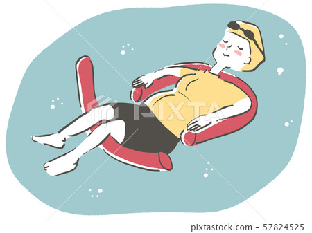 Maternity swimming, floating, breathing exercises 57824525