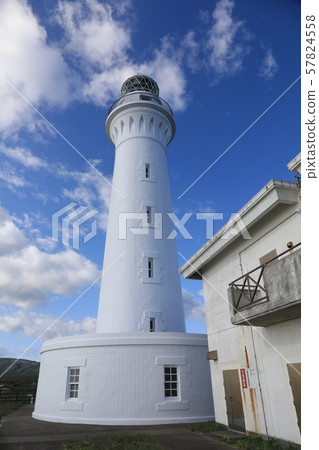 Shiriyazaki Lighthouse and clear sky Shiriyazaki Lighthouse and clear sky 57824558
