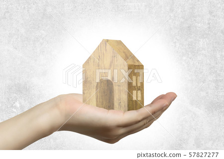 An image of home, real estate, family questions: gray background 57827277