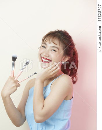 Female beauty background color 57828707