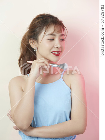 Female beauty background color 57828783