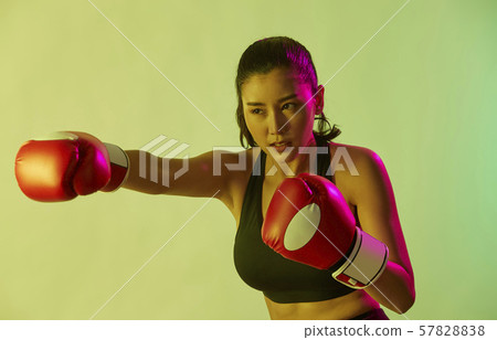 Female boxing light color 57828838