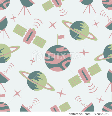 Space vector seamless pattern Astronomy Science 57833069