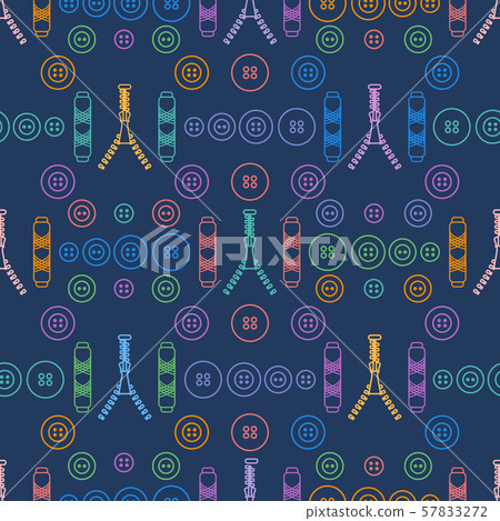 Sewing and needlework seamless pattern Sewing and needlework seamless pattern 57833272