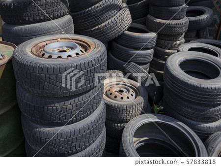 Old tire 2034 57833818