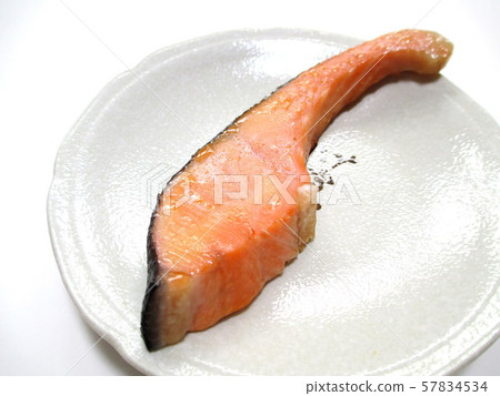 烤三文魚烤魚 57834534