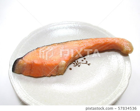 烤三文魚烤魚 烤三文魚烤魚 57834536