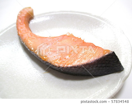烤三文魚烤魚 57834548