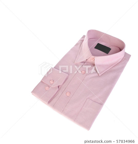 shirt or isolated folded fashionable men shirt 57834966