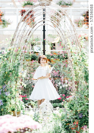 Female garden wedding Female garden wedding 57836088
