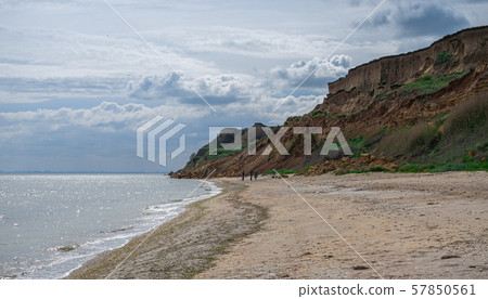 Shore of the Black Sea in Odessa region in Ukraine 57850561