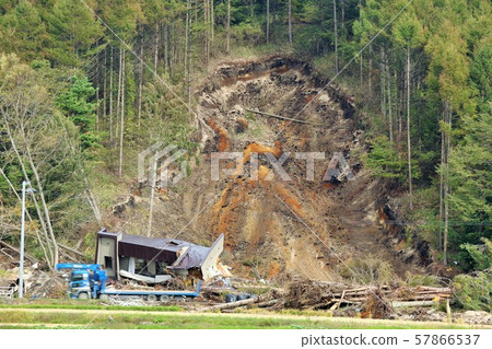 北海道東部伊武里地震滑坡 北海道東部伊武里地震滑坡 57866537