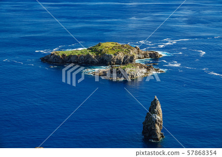 Tangata matu islets in Easter island, top view Tangata matu islets in Easter island, top view 57868354