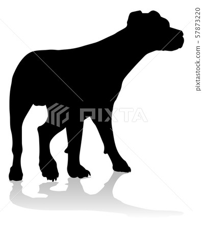 Dog Silhouette Pet Animal 57873220