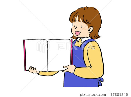 A woman who reads stories 57881246