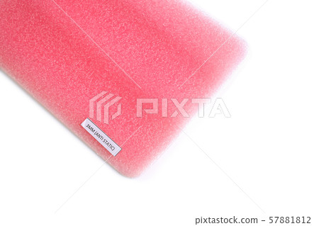 Shockproof material Polyethelene foam on white 57881812