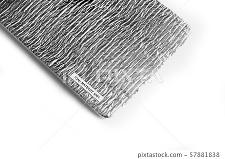Shockproof material Polyethelene foam on white Shockproof material Polyethelene foam on white 57881838