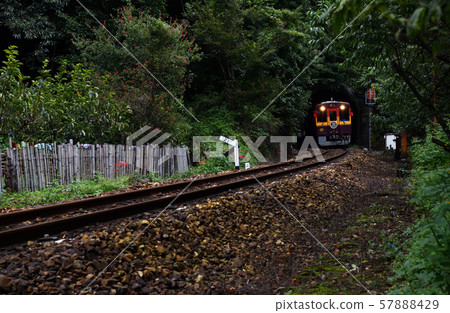 Railroad trip Watarase Valley Expressway Inada season 57888429