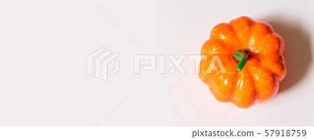 Autumn composition, halloween concept. Pumpkin on Autumn composition, halloween concept. Pumpkin on 57918759