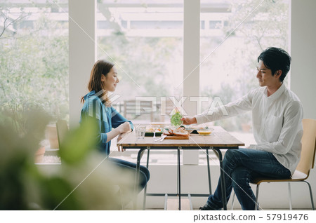 Man and woman Couple Married couple Lifestyle meal Man and woman Couple Married couple Lifestyle meal 57919476