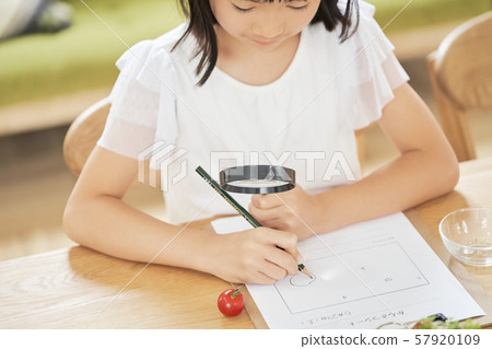 Girl child study 57920109