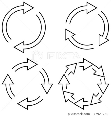 sign reload refresh icon spinning arrows in... - Stock Illustration ...