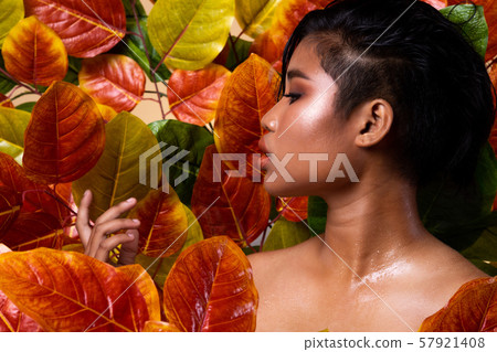 Queen tanned skin of the Jungle, Asian Teenager 57921408