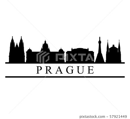 Prague skyline 57921449