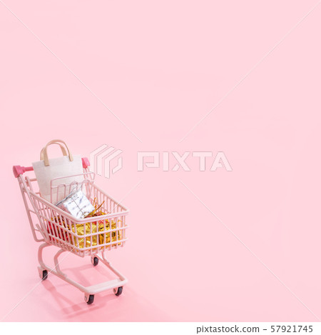 購物購物車生日週年背景購物車聖誕節購物 57921745