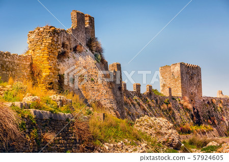 The castle of Methoni in Messinia, Greece 57924605