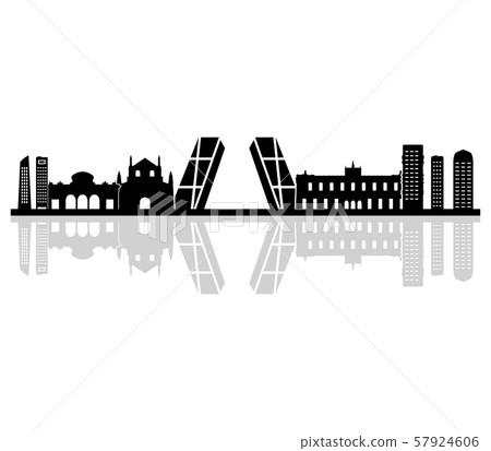 madrid skyline 57924606