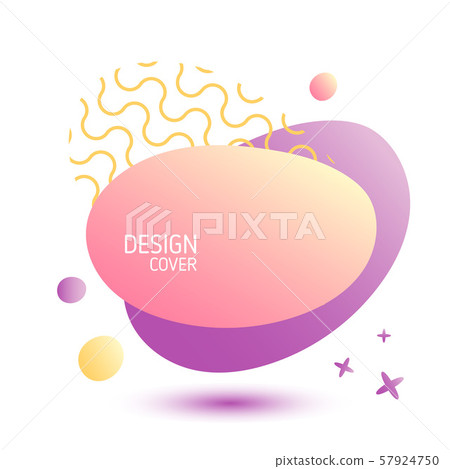 Oval pink and purple spots. Abstract background. Vector illustration. Oval pink and purple spots. Abstract background. Vector illustration. 57924750