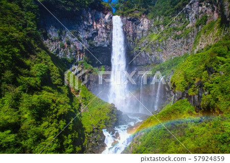Okunikko Kegon Falls and Rainbow Okunikko Kegon Falls and Rainbow 57924859